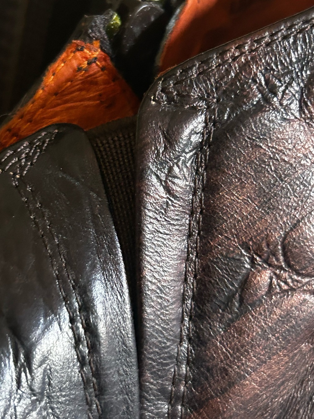 Robert Wayne Distressed Western Durango Ankle Boots with Scrolled Design - Picture 11 of 15